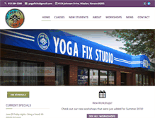 Tablet Screenshot of hotyogakc.com